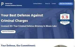 Patrick Earl - Attorney at Law of Ephrata website