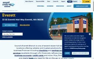 Credit Union Everett website