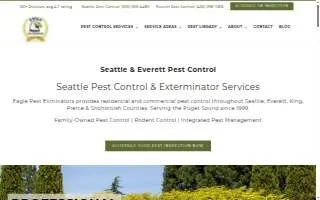 Eagle Pest Eliminators website