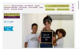 Pellegrini Orthodontics website