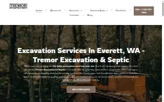 Tremor Excavation & Septic website