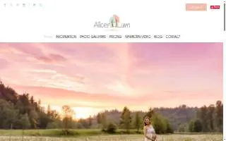 Alicen Lum Photography website