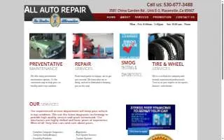 All Auto Repair of Federal Way website