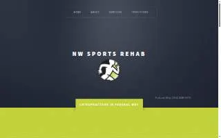 NW Sports Rehab website