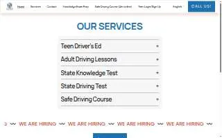 Prime Driving School of Federal Way website