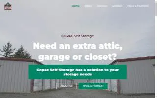 Copac Self Storage - Ferndale WA website