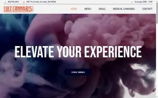 CultCannabisCo website