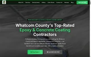Evergreen Epoxy Flooring website