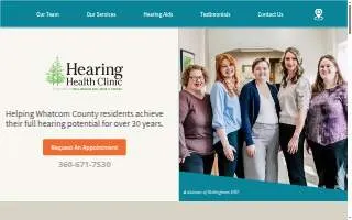 Hearing Health Clinic of Ferndale website