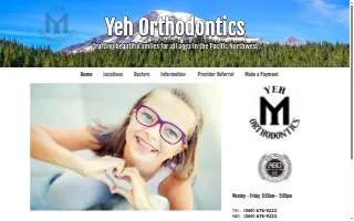 Yeh Orthodontics of Ferndale website
