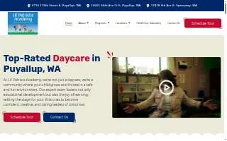 Lil Patriots Academy Preschool & Day Care website