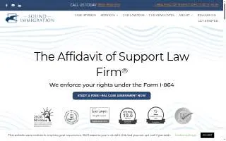Sound Immigration of Frederickson website