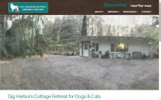 Gig Harbor Kennel Groom & Board website