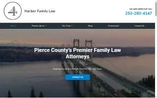 Harbor Family Law of Gig Harbor website