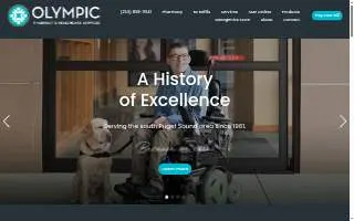 Olympic Pharmacy & Healthcare Services website