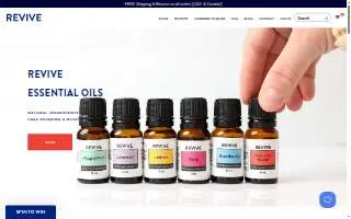 Revive Wellness Company website