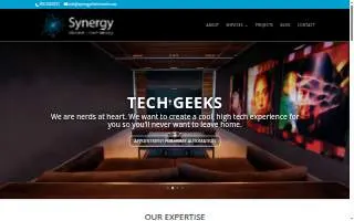 Synergy electric + technology website