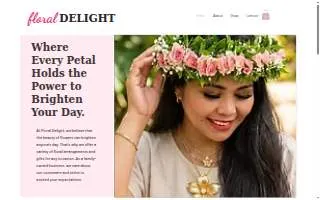 Floral Delight website