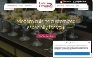 Catering Creations by Toni of Grandview website