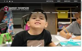 Harriet Thompson Elementary School website