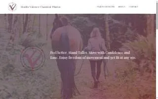 Studio Valence Classical Pilates website