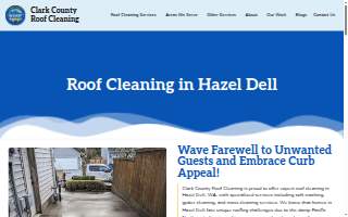 Clark County Roof Cleaning of Hazel Dell