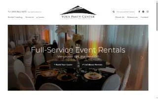 Your Party Center of Hazel Dell website