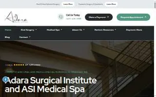 Adara Surgical Institute: Oral, Maxillofacial, and Dental Implants website