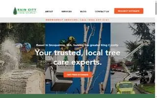 Rain City Tree Works website