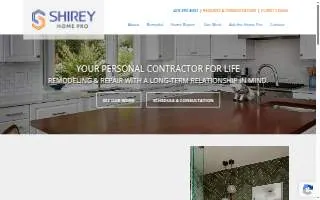 Shirey Home Pro website