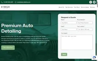 Straza Detailing LLC website
