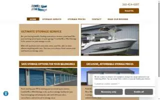 Cowlitz River Mini Storage website