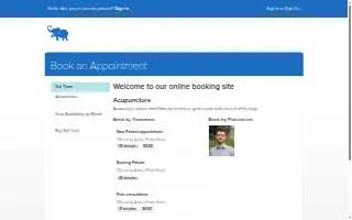 Blue Tusk Athlete's Acupuncture website