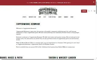 Copperworks Distilling website