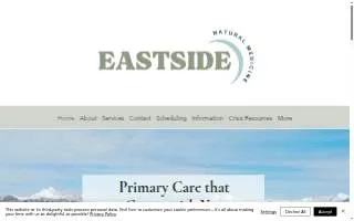 Eastside Natural Medicine website