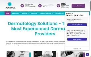 Dermatology Solutions of Kennewick website