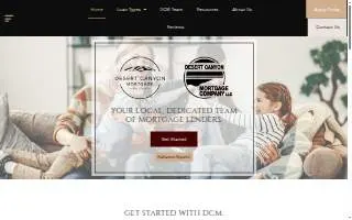Desert Canyon Mortgage Company, LLC website