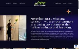 Engage Perfect Cleaning website