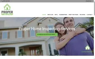 Proper Home Inspections LLC of Kennewick website