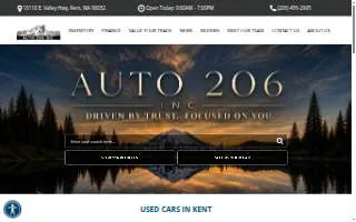 Auto 206 Inc. website