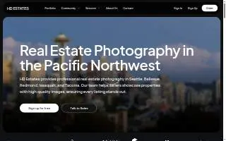 HD Estates website