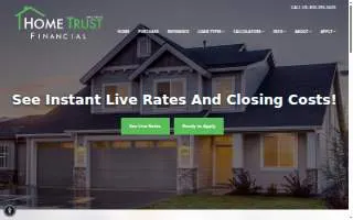 Home Trust Financial website