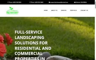Newport Landscape services LLc website