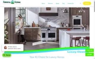 Powerful Sponge Maid Services website