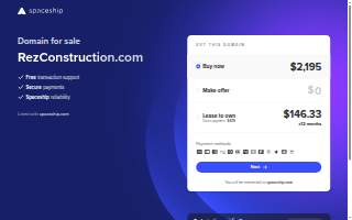 Rez Construction