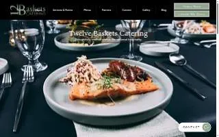Twelve Baskets Catering of Kirkland website