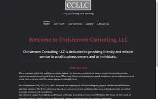 Christensen Consulting, LLC website