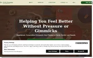 Dr. Kirk Hansen - Lacey Chiropractor website