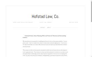 Hofstad Law
