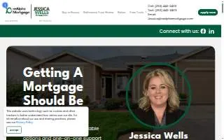 Jessica Wells, Mortgage Broker website